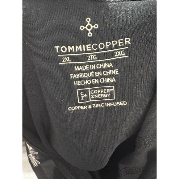 Tommie Copper Adjustable Compression Knee Sleeves Black 2XL 2-Pack NEW - Picture 2 of 9